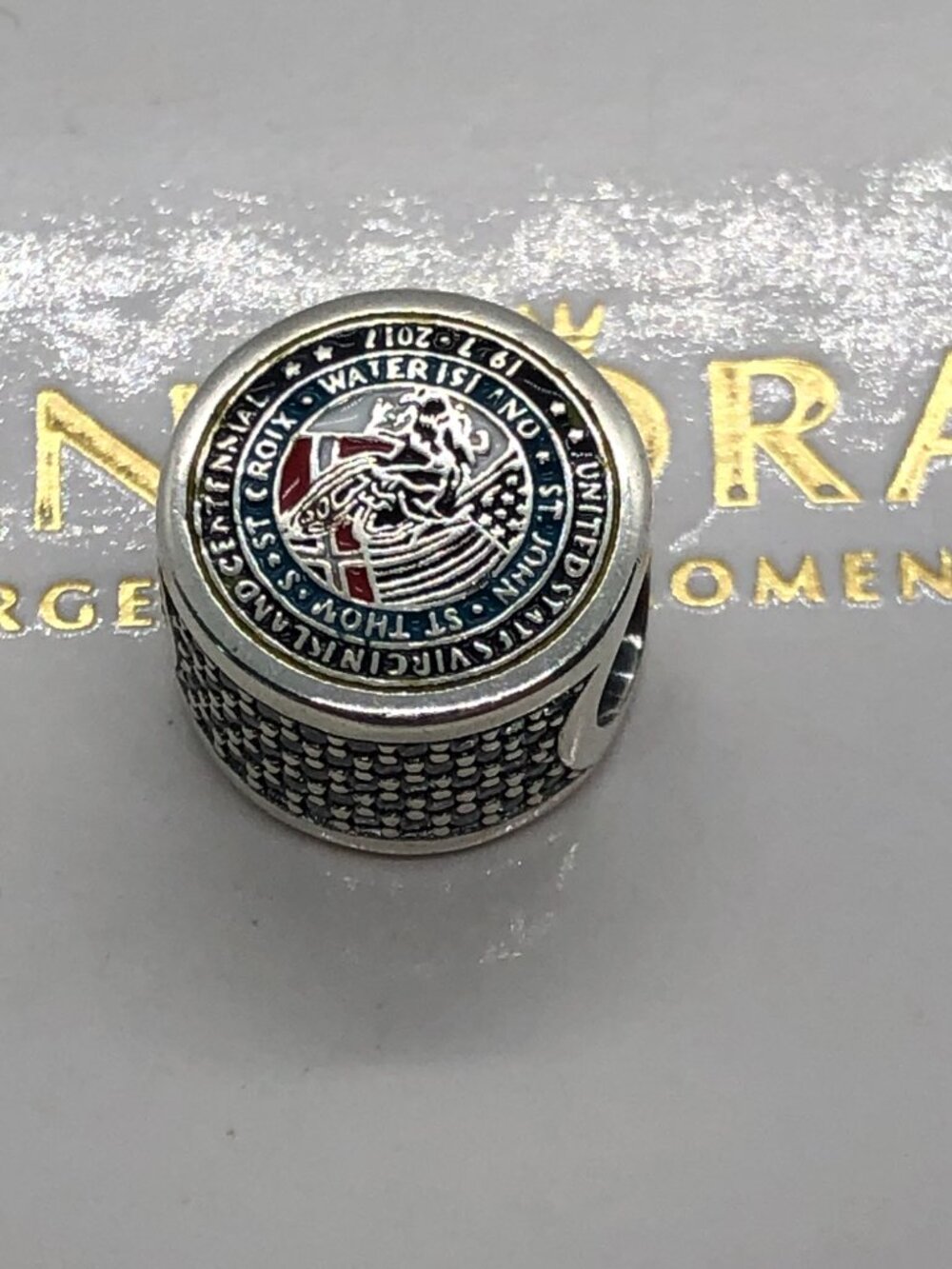 Pandora US Virgin Islands Centennial Charm